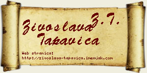 Živoslava Tapavica vizit kartica